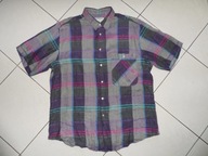 ITALY 100% LEN jak NOWA lniana KOSZULA r L 41 42