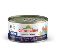 Almo Nature - HFC Natural - TUŃCZYK KURCZAK SZYNKA - karma dla kota - 70g