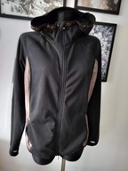 Bluza damska polar 44 dopasowana ocieplana kapuza otwór na kciuk