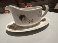 Porcelanowa sosjerka z talerzykiem Westwood angielska Royal Doulton