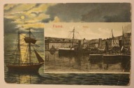 Fiume. Porto - ITALY - WŁOCHY - KORESPONDENCJA DO - ŻYWIEC, 1909 rok
