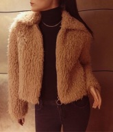 Asos krótkie futerko 36