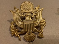 Godło na czapkę żołnierza US Army Orzeł metalowy złocony