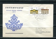 H1645)DDR - Interflug FFC 1967 Dresden - Budapest