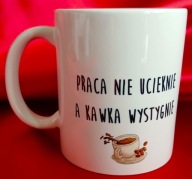 Kubek handmade z humorystycznym napisem