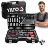 YATO ZESTAW KOMPLET KLUCZY NARZĘDZI PROFESJONALNY WALIZKA 216 ELEMENTÓW