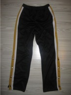 NEW LOOK 915 spodnie dresowe rozpinane nogawki S/M