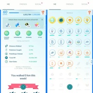 Pokemon GO konto Level 60, 43x Legendary, 33x IV100, 22x Shiny, 8x Mythical