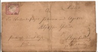 KATOWICE - KATTOWITZ -list -obieg 1872 rok znaczek stempel