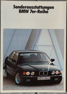 Prospekt BMW 7 E32 Wyposażenie 2 / 1989