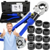 PRASKA ZACISKARKA HYDRAULICZNA RĘCZNA DO RUR PEX 12T MATRYCE PERT U 16 - 32