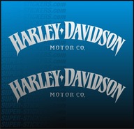 2x Naklejka z logo HARLEY DAVIDSON CO. Rozm. L (23cm), 18 kolorów, Nalepka