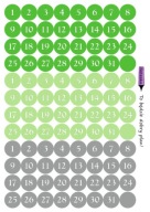 Naklejki do planera, kalendarza, bujo CYFRY/DATY A
