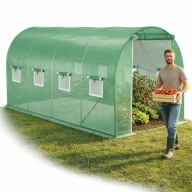 TUNEL FOLIOWY OGRODOWY 2,5X4X2 M SZKLARNIA OGRODOWA FOLIOWA FOLIAK PAWILON