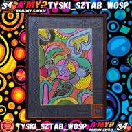 ”Moja Afryka” -akryl na desce w ramce Grażyna Mitoraj – Mikołów