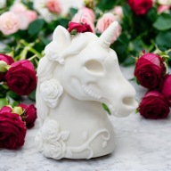 Świeca DEKORACYJNA Koń Szkielet Maskarada Jednorożec SOJOWA Prezent Kwiaty