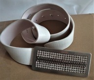 Saddler pas pasek skóra naturalna z klamrą 97x4