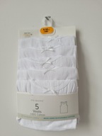 Primark 5pack top podkoszulek 100% bawełny 146 cm