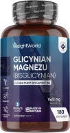 Glicynian Magnezu 1422 mg + B6 WeightWorld 180 kapsułek 3 miesiące