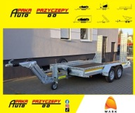 Przyczepa WARK KHD do minikoparki koparki regulowany dyszel DMC 3500