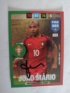 Karta panini autograf Portugalia Joa Mario Fifa365