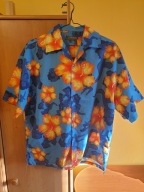 Koszulka T-shirt phat bastard M - hawajski wzór