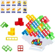 GRA EDUKACYJNA UKŁADANKA TETRA TOWER DLA DZIECI WIEŻA PREZENT 64 KLOCKI