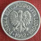 POLSKA - 5 groszy 1962 Al.