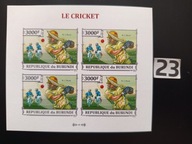 Sport , krykiet , Burundi MNH cięty