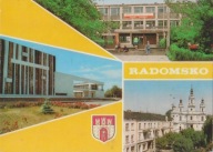 RADOMSKO - TECHNIKUM MECHANICZNE - DOM KULTURY - PLAC 3 MAJA - HERB