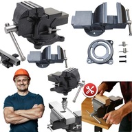 IMADLO SLUSARSKIE OBROTOWE ZELIWNE 125 MM PRAKTYCZNE MALE STOLOWE + KOWADLO