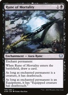 Karta Magic: The Gathering Rune of Mortality KHM