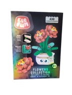 Klocki Elefun Flowers Collection Kwiaty w Doniczce 3D 430 el.Micro Klocki