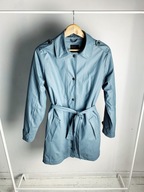 Wodoodporny błękitny trencz Etage z paskiem, premium jakość, rozmiar XS