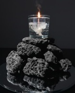 LODOWY KRYSZTAŁ - Świeca artystyczna - Margaret-Arts