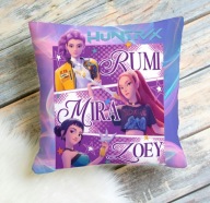 Poduszka z poszewką Huntrix 40/40cm K-pop hunters