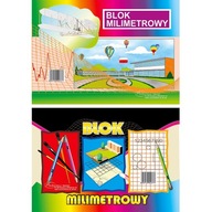 Blok milimetrowy A4 20 kartek z siatką