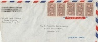 Maria Curie-Skłodowska - Panama wydanie 1949 list z Canal Zona