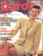 BURDA wrzesień 1990 z wykrojami