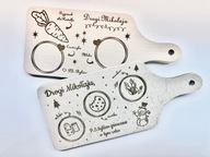 Grawerowana deska dla Mikołaja Boże Narodzenie Mikołajki Świąteczny prezent