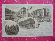 RUDA ŚLĄSKA WIREK ANTONIENHUTE LITOGRAFIA LACHMANS HOTEL HUTTEN GASTHAUS RR