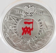 10 zł. Moneta kolekcjonerska 10 zł –protest, opór, solidarność, Polska 2010