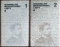Listy 2 tomy Stanosław Brzozowski TWARDA W OBWOLUCIE