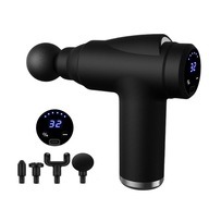 PISTOLET DO MASAŻU MIĘŚNI 6 GŁOWIC MASUJĄCYCH 32 POZIOMY 3500 OBR/MIN