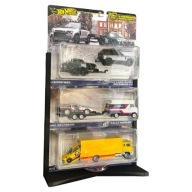 Stojak ekspozytor na Hot Wheels Team Transport – display na 3 zestawy 1:64