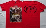 Obituary The End Complete T-Shirt Red Official Unikat z USA Nowa Folia M