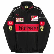 Kurtka Bomberka Ferrari Vintage Retro F1 Racing Wyścigowa Bomberka Czarna M