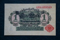 Banknot Niemcy 1 marka 1914 rok !!!