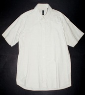 GIOVANI_Piękna włoska KOSZULA_jasny beż nude klasyczna bawełna UNIKAT_XL