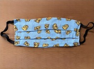 maseczka wielorazowa pieski zwierzątka bawełniana